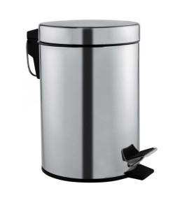 POLISHED STEEL PEDAL BIN 5L PAMEX
