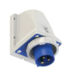 WALL MOUNTED PLUG 16A 2P+E IP67