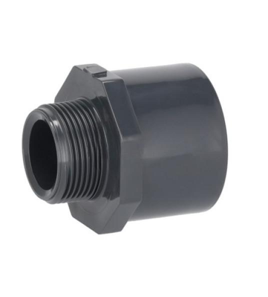 PVC PRESSURE ADAPTOR 50MM X 1 1/2`` M