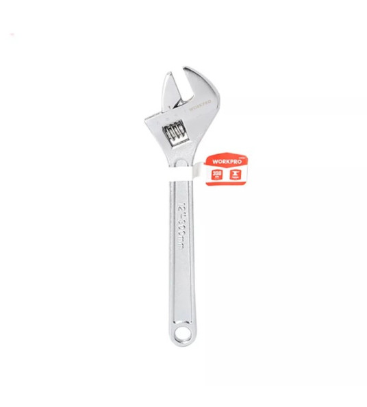 ADJUSTABLE WRENCH 8``(200MM) WORKPRO PLAIN